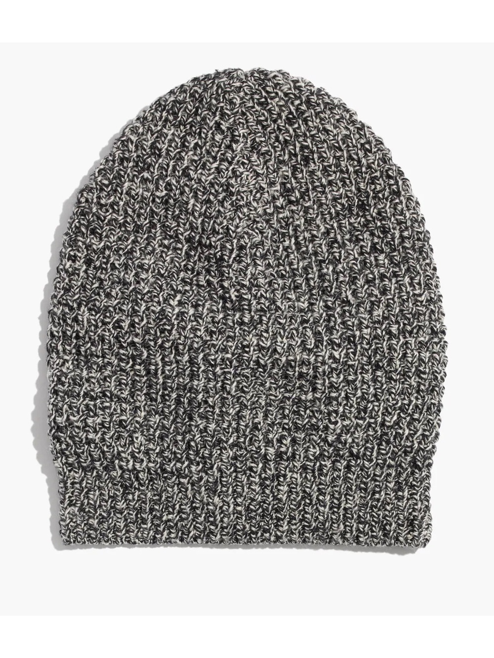 NWOT Madewell “Slouch Beanie” in Marled Noir